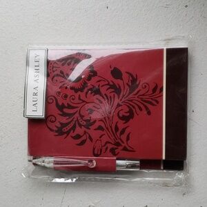 Laura Ashley Mini Floral Notebook And Pen Set. NIP